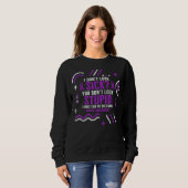 Sweatshirt Lupus Sensibilisation Ne Semble Pas Malade Violet (Devant entier)