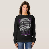 Sweatshirt Lupus Warrior Violet Sensibilisation Ruban Fière D (Devant entier)