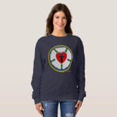 Sweatshirt Luther, Rose, (Devant entier)
