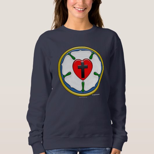 Sweatshirt Luther, Rose, (Devant)