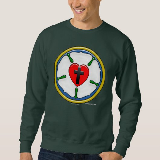 Sweatshirt Luther, Rose, (Devant)