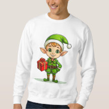 Lutine de Noël adorable avec un cadeau – Sweat-shi