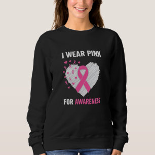 Sweatshirt Lutte contre le cancer du sein T-shirt rose Ribbon