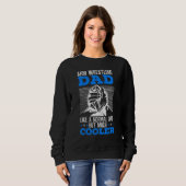 Sweatshirt Lutte De Bras Comme Un Papa Normal Mais Beaucoup D (Devant entier)