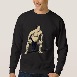Sweatshirt Lutte Sumo Vintage Lutteur Sumo Rétro Sumo_14