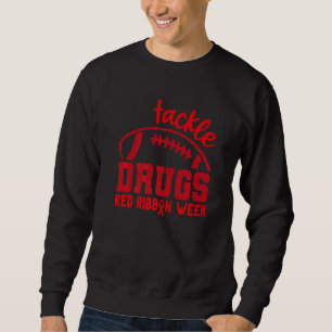 Sweatshirt Lutter contre la drogue Football Semaine du ruban