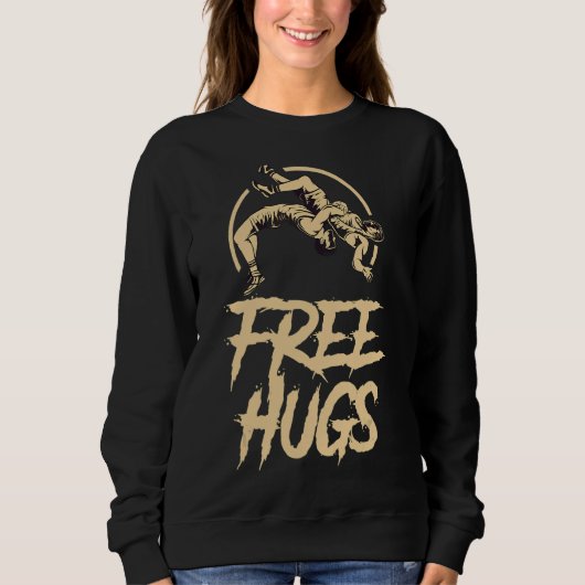 Sweatshirt Lutter contre la lutte des câlins libres (Devant)