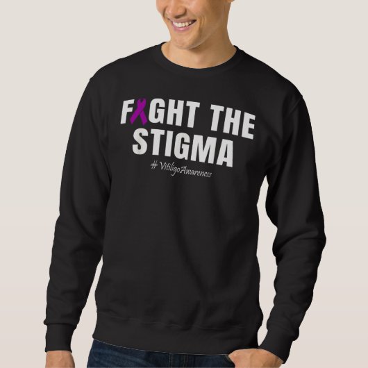 Sweatshirt Lutter contre la Stigma Vitiligo Mois de sensibili (Devant)