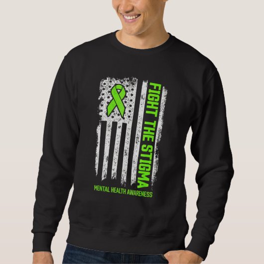 Sweatshirt Lutter contre la stigmatisation La santé mentale e (Devant)