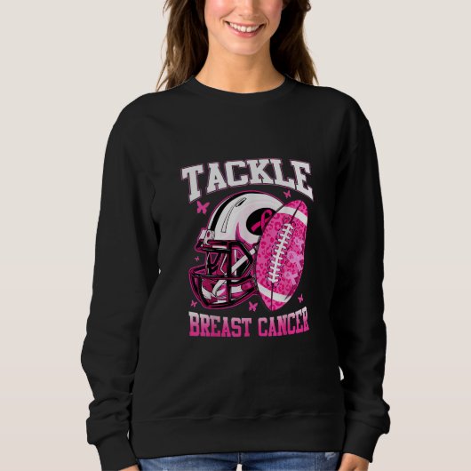 Sweatshirt Lutter contre le cancer du sein Sensibilisation Pi (Devant)