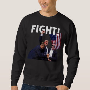 Sweatshirt Lutter Contre Trump 2024 Victime D'Une Blessure Lo