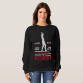 Sweatshirt Lutteur luttant le cadeau mignon pour le lutteur (Devant entier)