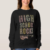 Sweatshirt Lycée ROCKS Étudiant Rockstar Équipe Ro (Devant)