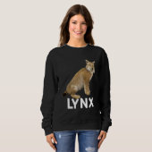 Sweatshirt lynx (Devant entier)