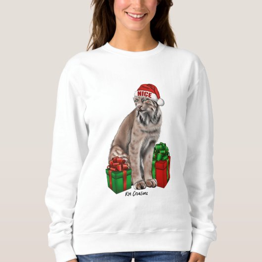 Sweatshirt Lynx de vacances (Devant)