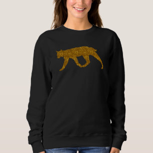 Sweatshirt Lynx Femme Bobcat Caracal Wildcat
