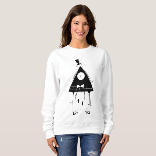Sweatshirt M. Black Bill Cipher (Devant entier)