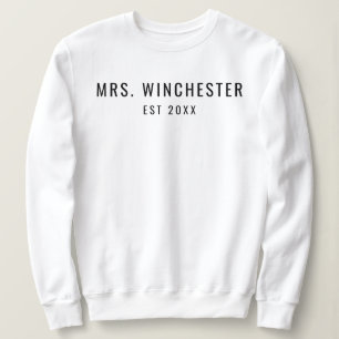 Sweatshirt M. Mme Correspondances Costumes Fiançailles Fiance