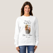 Sweatshirt M. & Mme Elegant Fiançailles (Devant entier)