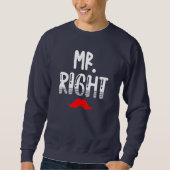 Sweatshirt M. Right Valentines Couple de Jour Correspondant D (Devant)
