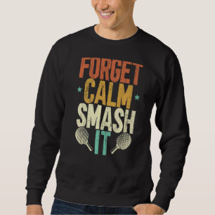 Sweatshirt M. Smash Ping Pong Master Paddle Sport Player Tabl
