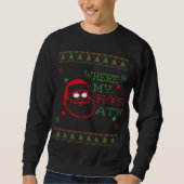 Sweatshirt Ma chemise du Père Noël drôle (Devant)