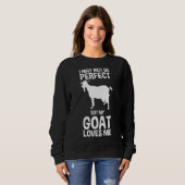 Sweatshirt Ma Chèvre m'aime (Devant entier)