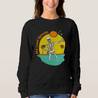 Sweatshirt Ma dernière mariée squelette de Splash Beach Bache