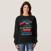 Sweatshirt Ma fille impertinente citation drôle (Devant entier)