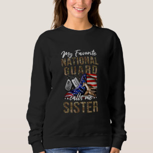 Sweatshirt Ma Garde Nationale Préférée M'Appelle Soeur Nation