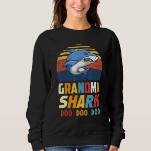 Sweatshirt Ma grand-mère Shark Doo Doo Doo Grand-mère Shark