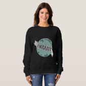 Sweatshirt Ma Mère Est Une Faulkner De Poisson (Devant entier)