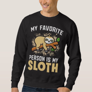 Sweatshirt Ma Personne Préférée Est Ma Fante Faune Herbivore