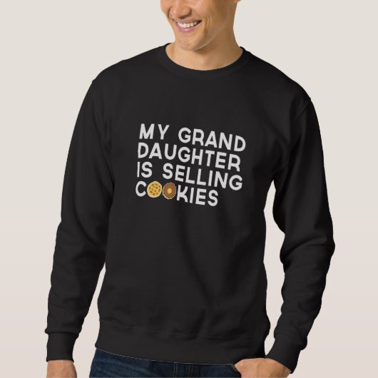 Sweatshirt Ma petite-fille vend des biscuits Cookie Scout L (Devant)