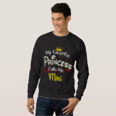 Sweatshirt Ma princesse préférée M'appelle Mimi (Devant entier)