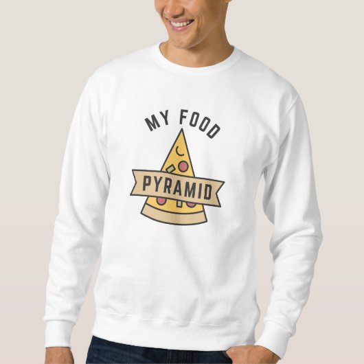 Sweatshirt Ma pyramide alimentaire (Devant)
