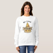 Sweatshirt Ma pyramide alimentaire (Devant entier)