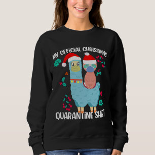 Sweatshirt Ma Sloth de quarantaine officielle de Noël