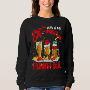 Sweatshirt Ma X Mas Chemise Pyjama Xmas Père Noël Reindeer El