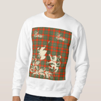 Sweatshirt MacGregor Ancient Tartan Scotland Lion Map Art