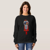 Sweatshirt Machine à bonbons sucrés Bubble Gum Gumball Bubble (Devant entier)