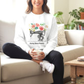 Sweatshirt Machine à coudre Noire Stitching Seamstress