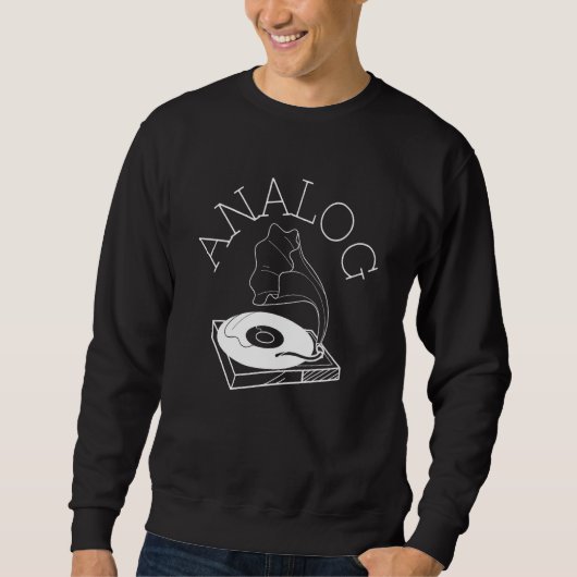 Sweatshirt Machine Audio Beatmaker Et Soundguy Gra Analogique (Devant)