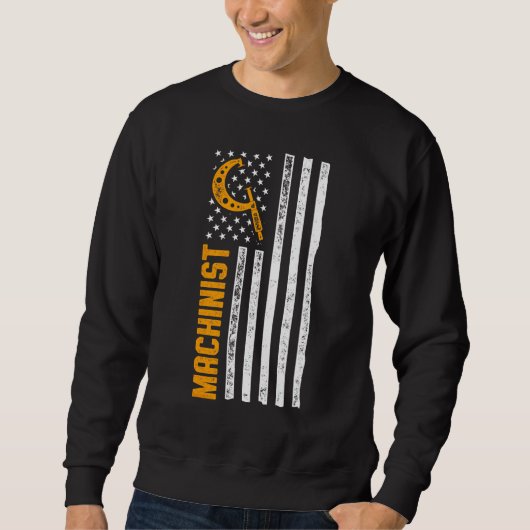 Sweatshirt Machinist Machine Operator Machining 72 (Devant)