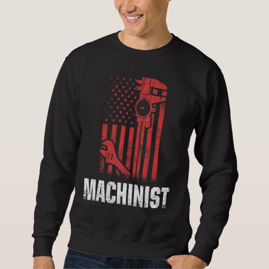 Sweatshirt Machiniste Machine Opérateur (Devant)