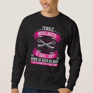 Sweatshirt Machiniste Modeleuse Cnc