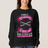 Sweatshirt Machiniste Mouliniste Femme Cnc (Devant)
