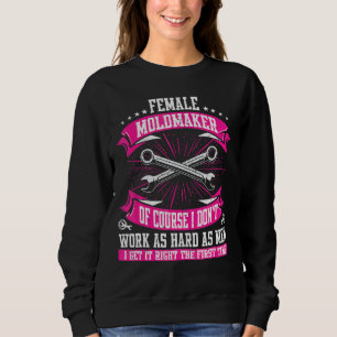 Sweatshirt Machiniste Mouliniste Femme Cnc