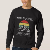 Sweatshirt Machu Picchu Inca Trail Summit 2023 Sun Hike Cusco (Devant)