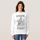 Sweatshirt Maçon constructeur de budget et de patrimoine (Devant entier)